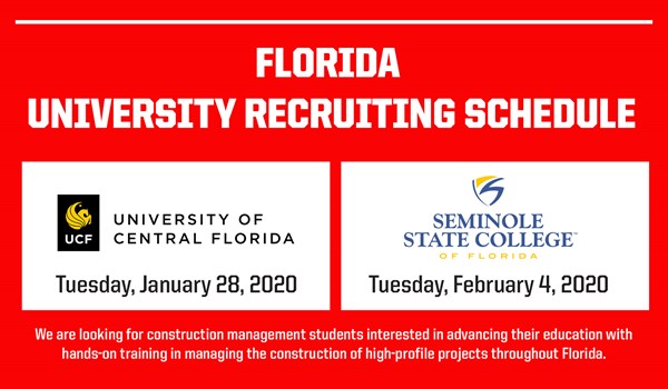 University Recruiting Events in Florida