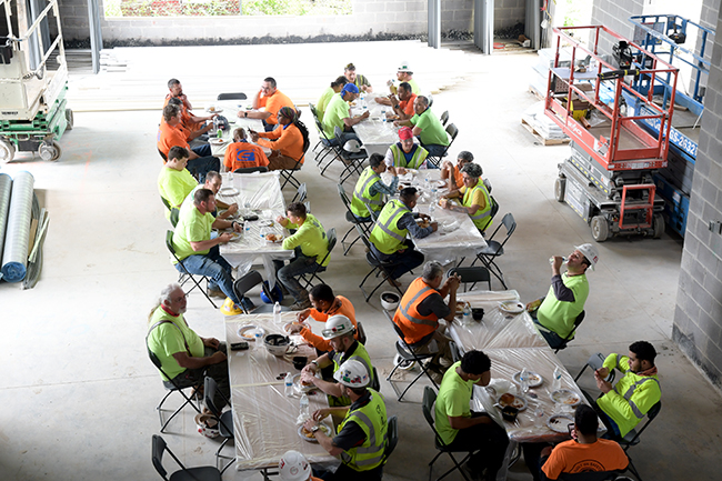 Topping Out Lunch