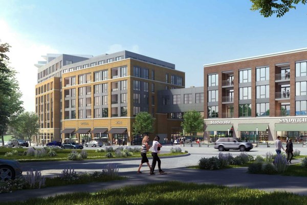 Top of the Hill Mixed-Use Development in Cleveland Heights, Ohio Begins Construction