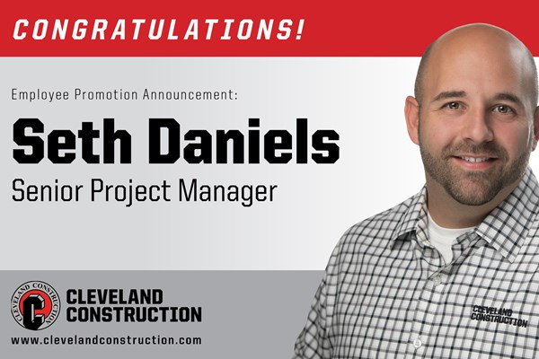 Seth Daniels Promoted to Senior Project Manager