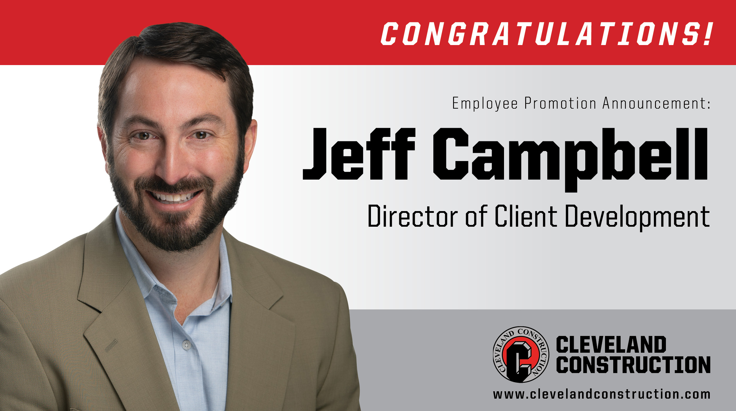 Jeff Campbell Promoted to Director of Client Development