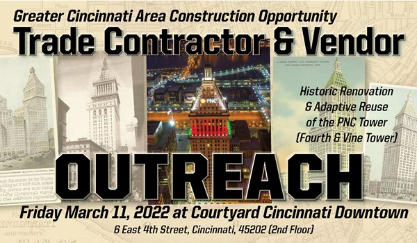 Cleveland Construction to Hold Trade Contractor Outreach in Support of City Club Apartments Cincinnati Bid
