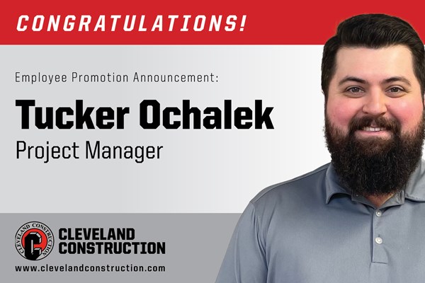 Tucker Ochalek Promoted to Project Manager