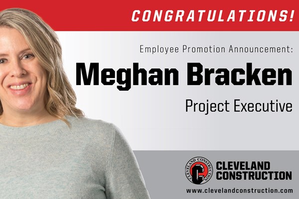 Cleveland Construction promotes Meghan Bracken to Project Executive