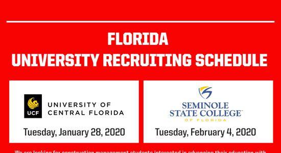 University Recruiting Events in Florida